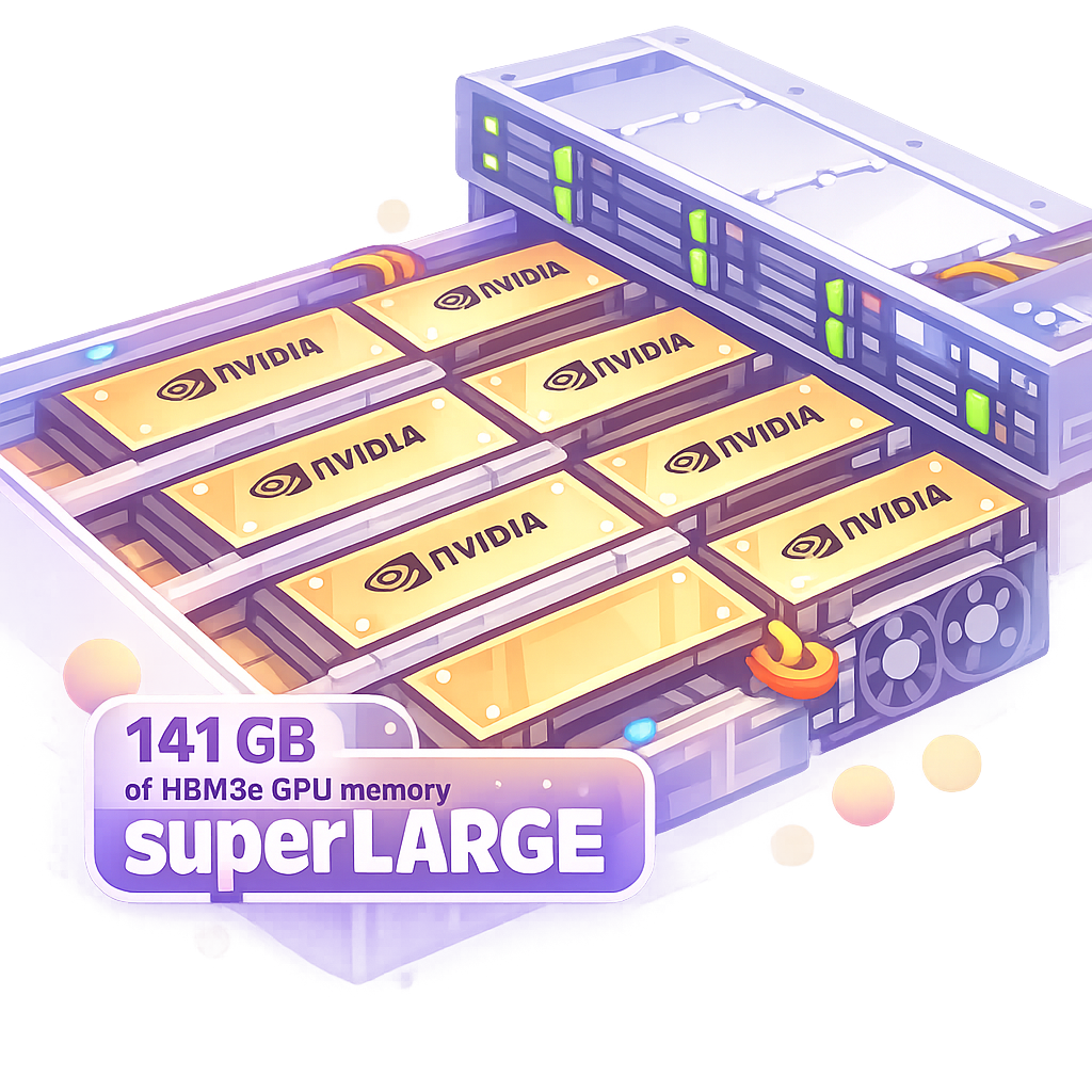 NVIDIA H200 GPU powered server